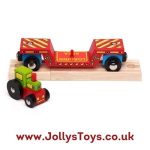 Tractor & Low Loader for Wooden Rail